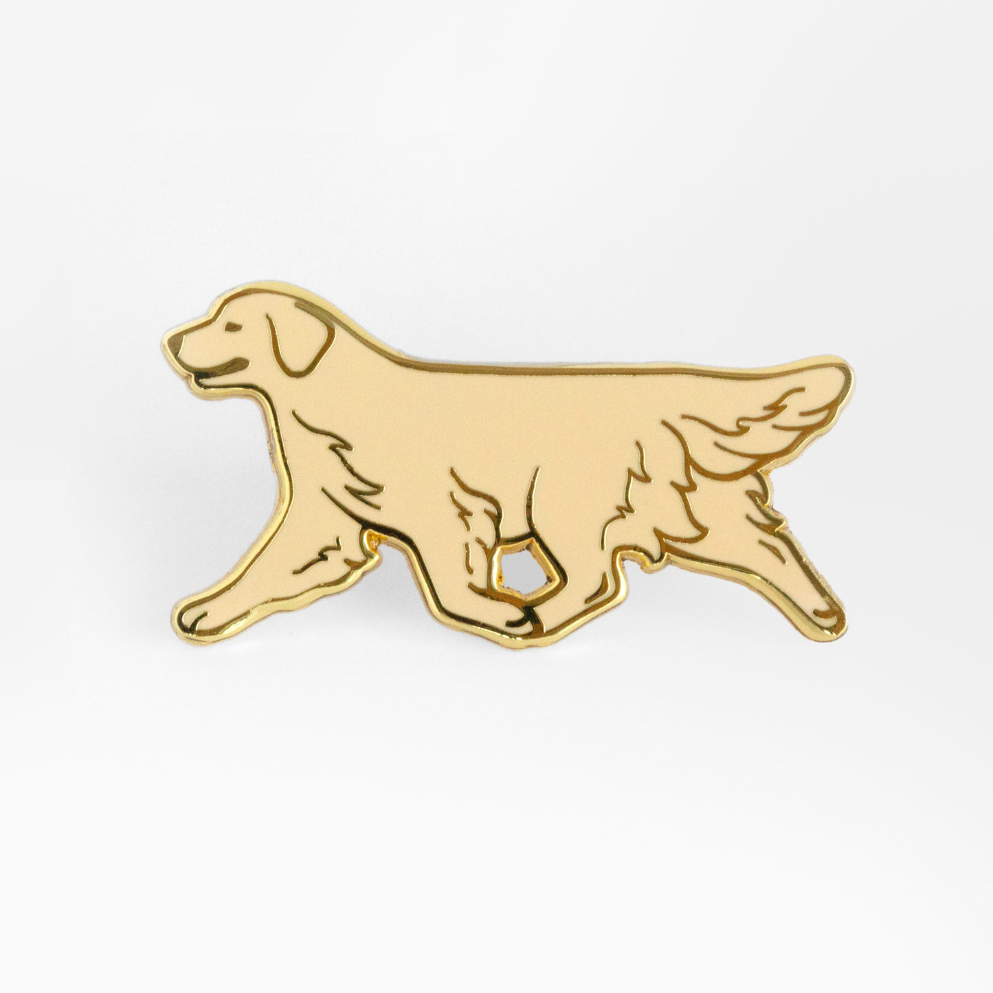 Golden Retriever Enamel Pin