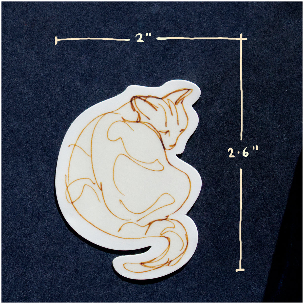 Tabby Cat Sticker