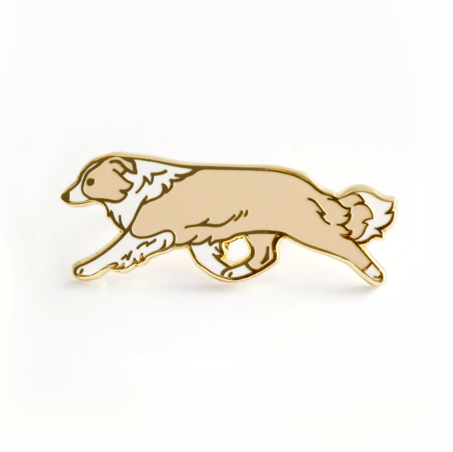 Border Collie Enamel Pin