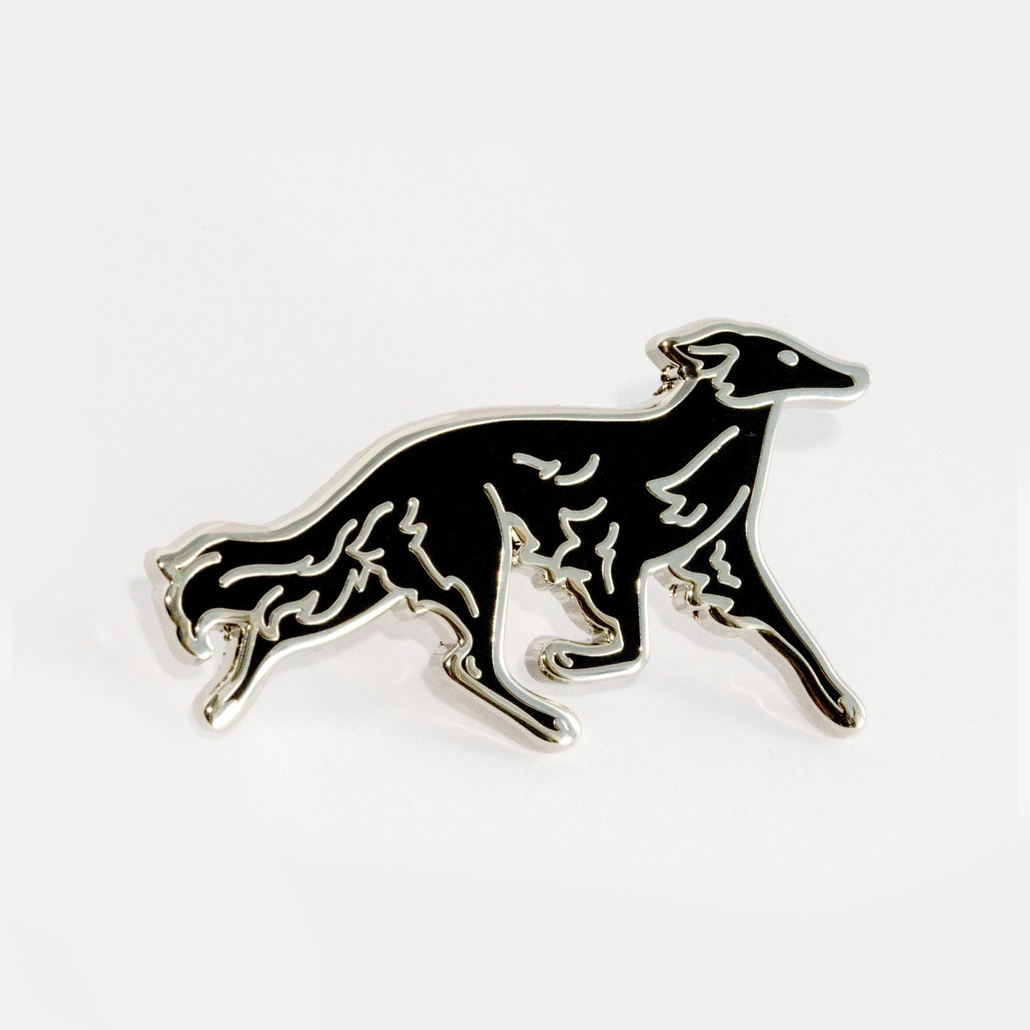 Silken Windhound Enamel Pin