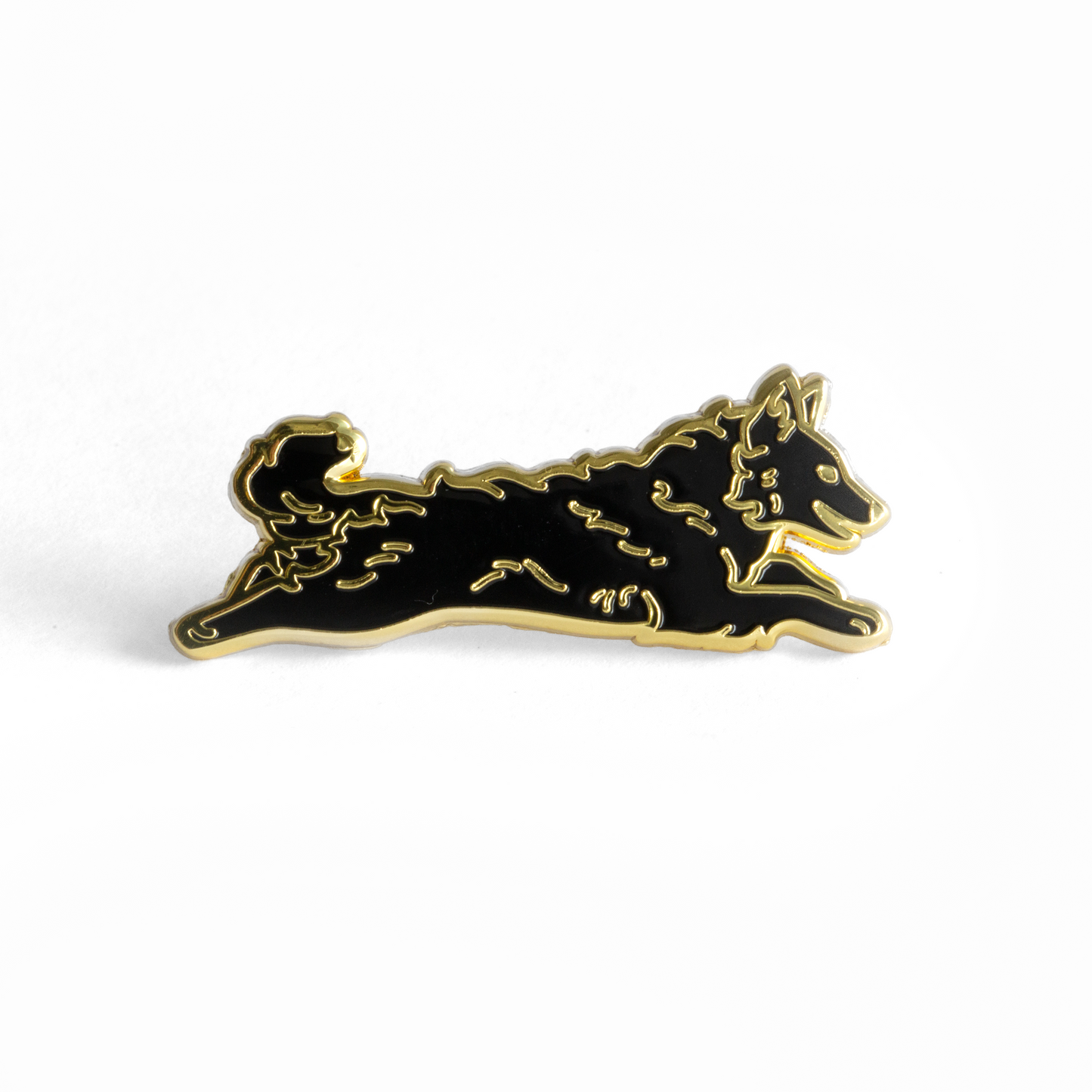 Hungarian Mudi Enamel Pin