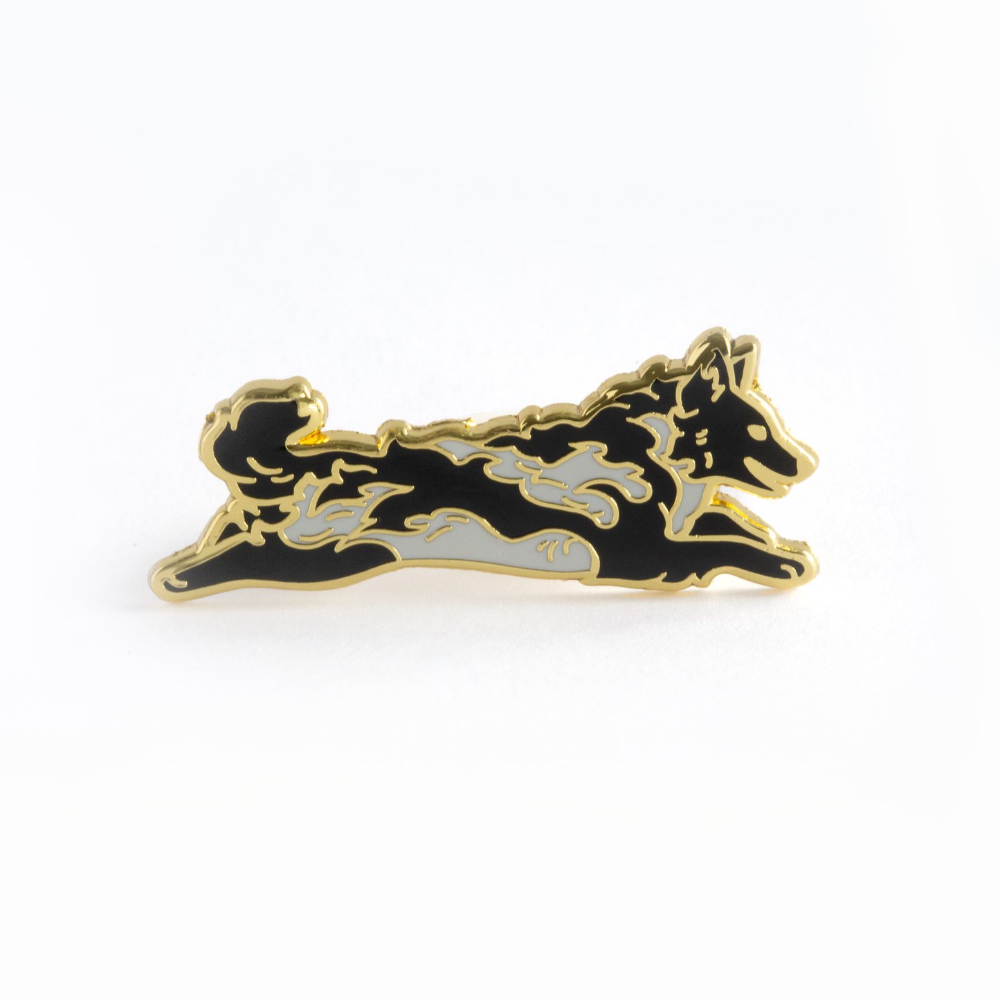 Merle Hungarian Mudi Enamel Pin