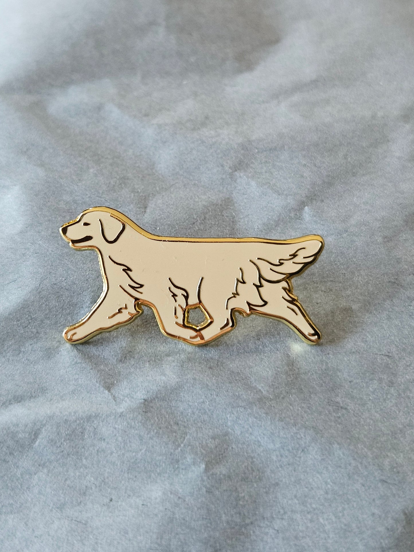 Golden Retriever Enamel Pin