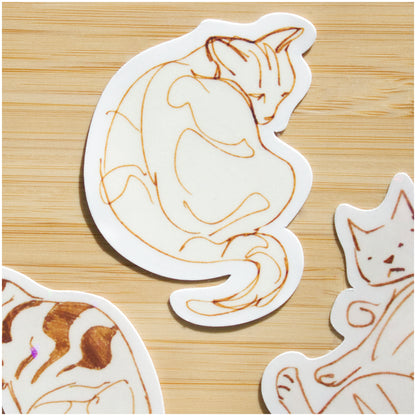 Tabby Cat Sticker