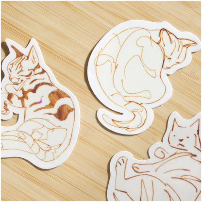 Tabby Cat Sticker