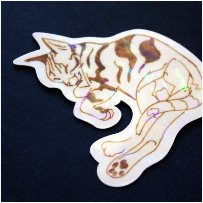 Tabby Cat Sticker
