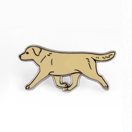 Labrador Retriever Pin - Yellow