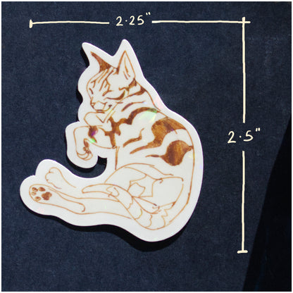 Tabby Cat Sticker
