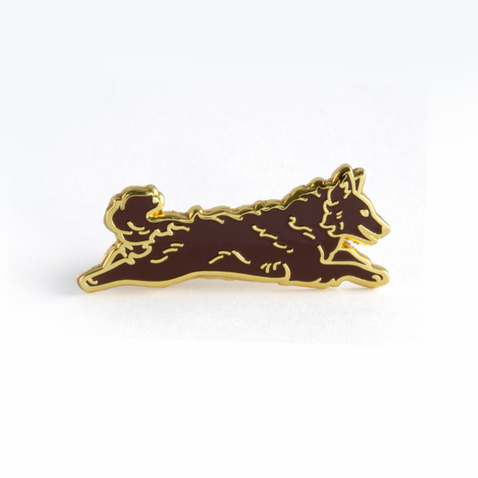 Hungarian Mudi Enamel Pin