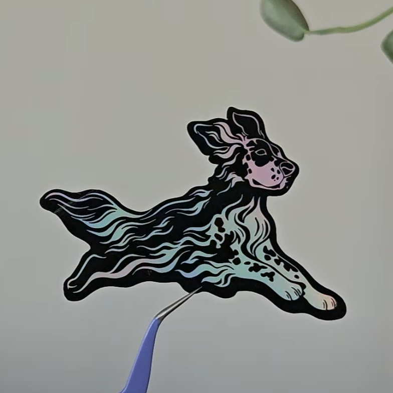 Ethereal English Setter Sticker
