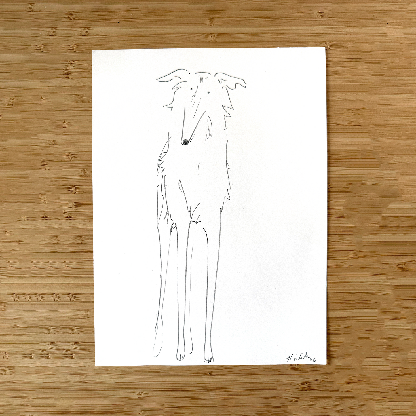 Standing Silken (A4)