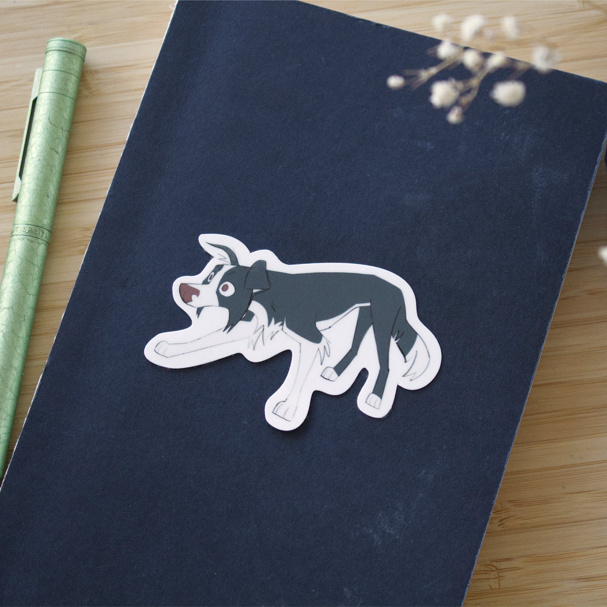 Working Border Collie Sticker