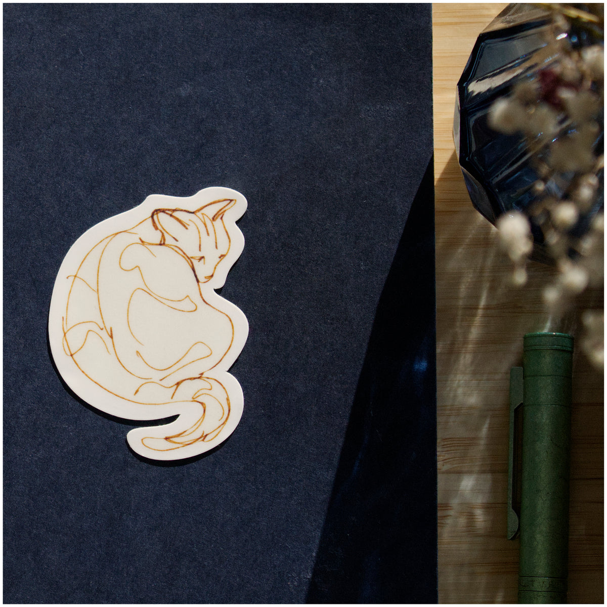 Tabby Cat Sticker