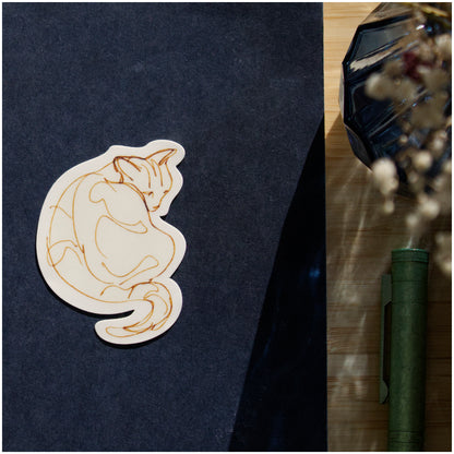 Tabby Cat Sticker