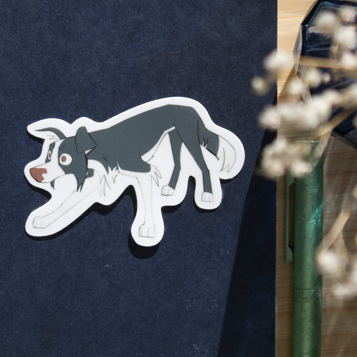 Working Border Collie Sticker