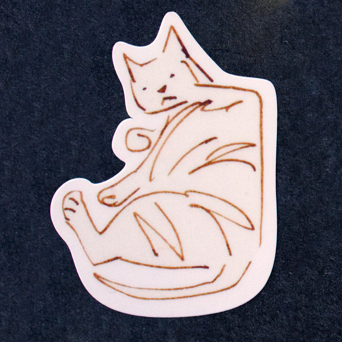 Tabby Cat Sticker