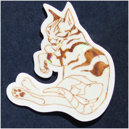 Tabby Cat Sticker