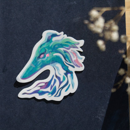 Aurora Silken Windhound Clear Sticker