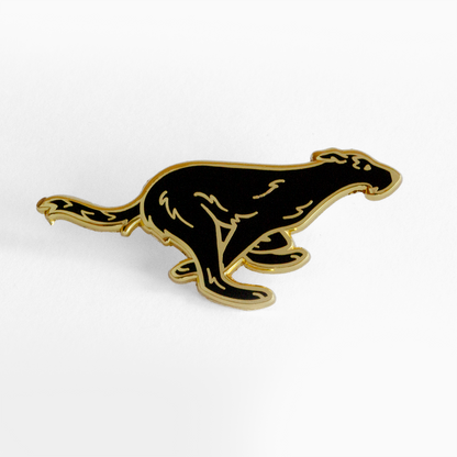 Irish Wolfhound Pin - Black