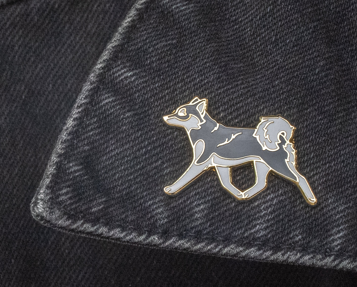 Alaskan Klee Kai Pin - Grey