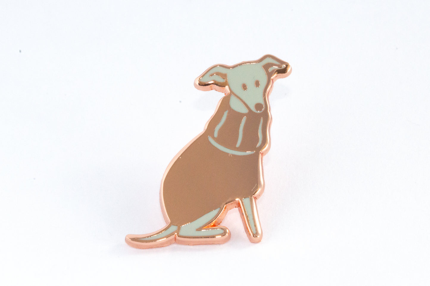 Sweater Sighthound Pin - White