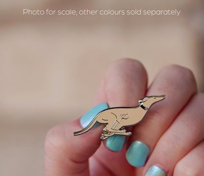 Greyhound Pin - Black