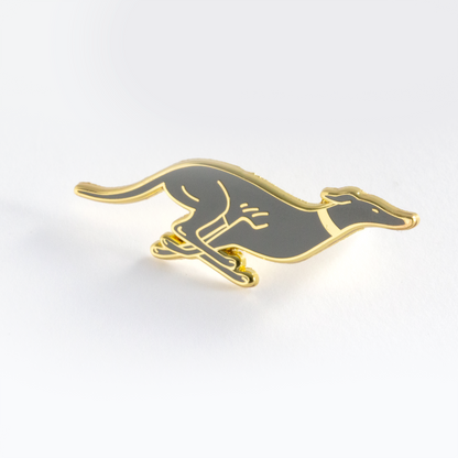 Greyhound Pin - Blue