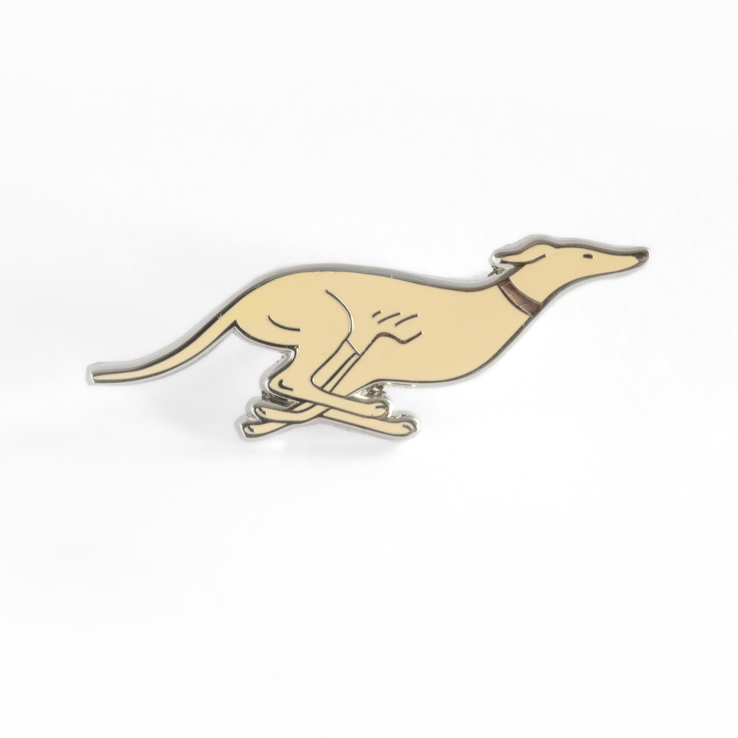 Greyhound Pin - Fawn