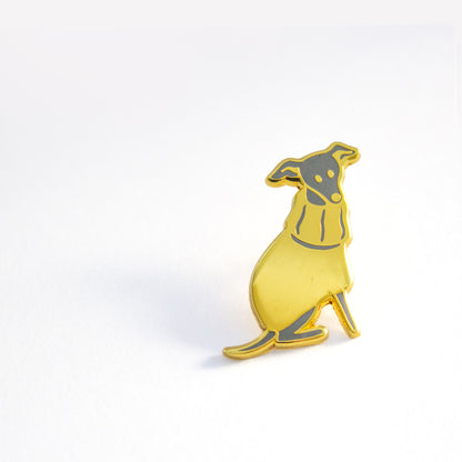 Sweater Sighthound Pin - Blue