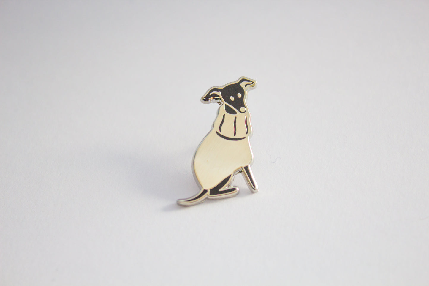 Sweater Sighthound Pin - Black