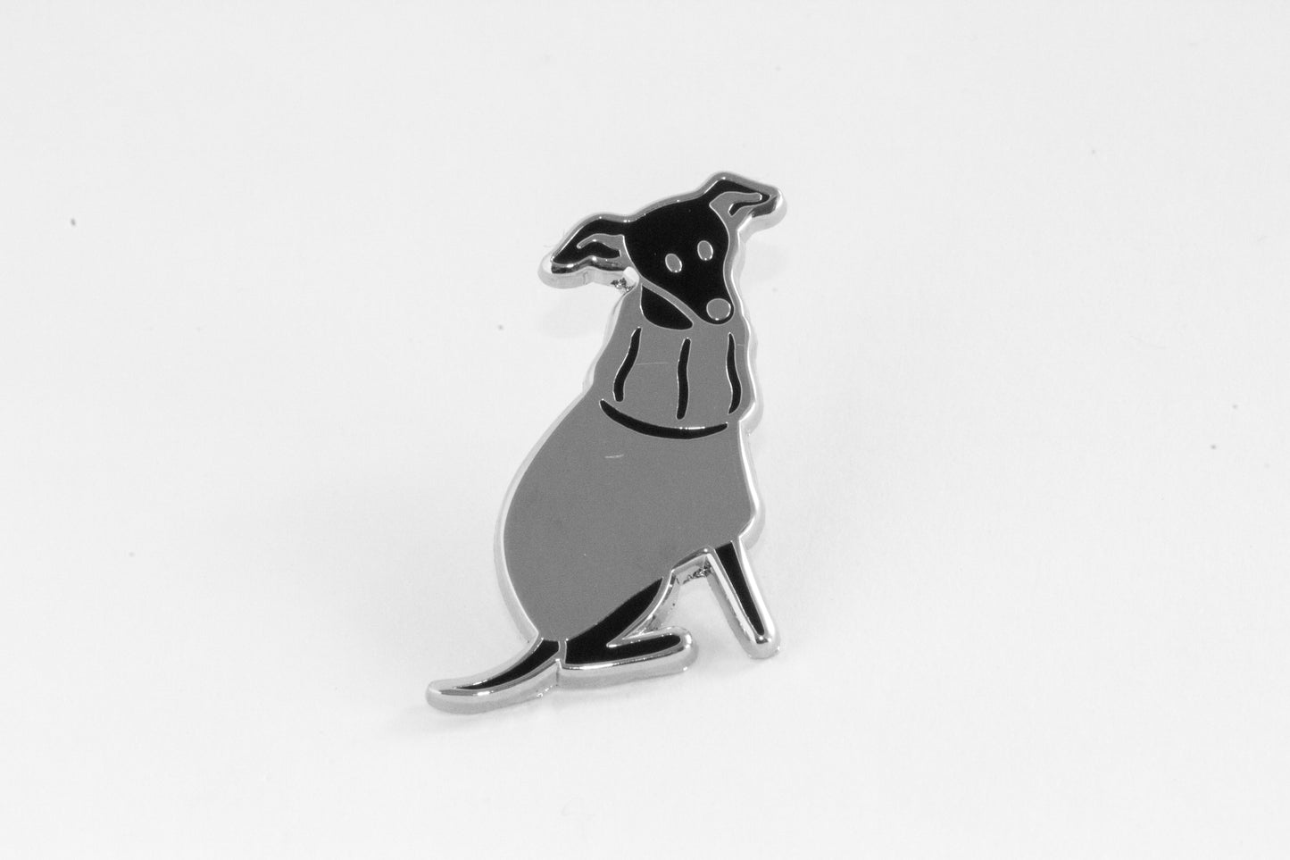 Sweater Sighthound Pin - Black