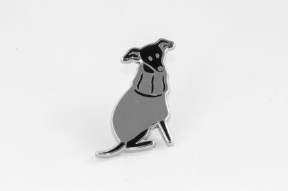 Sweater Sighthound Pin - Black