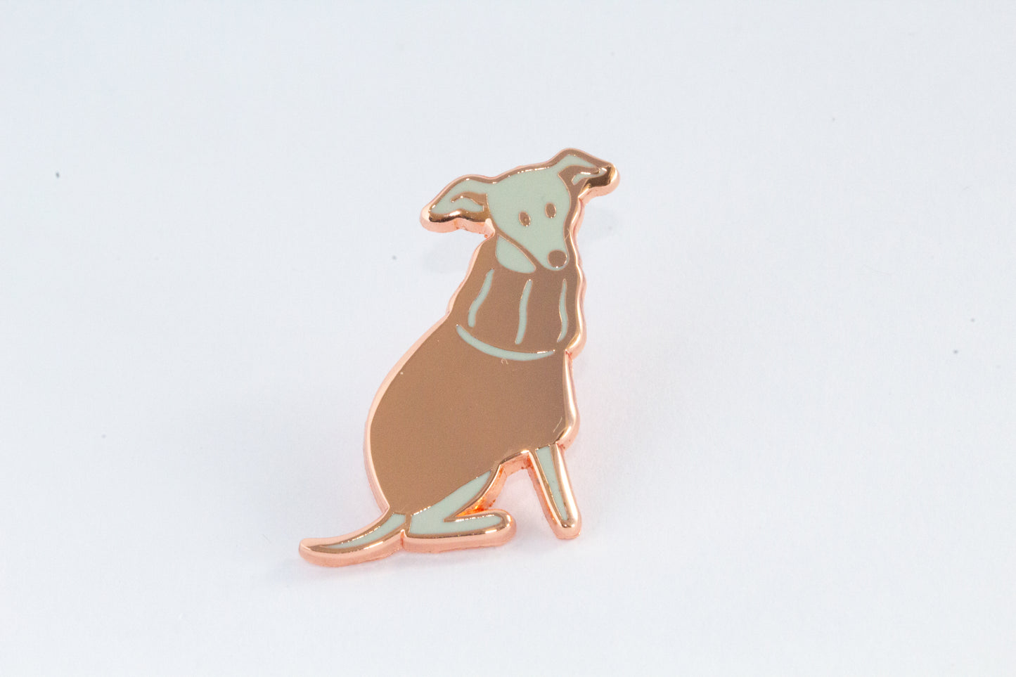 Sweater Sighthound Pin - White